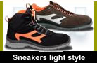 Safety shoes, "sneakers light" style 